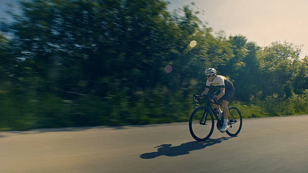istock Riding fast on a bike, enjoying the wind and nature 2223737232