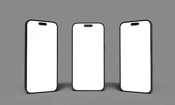 istock mobile smartphone telephone tablet phone white color isolate mockup empty blank object icon frame display device technology business communication modern wireless portable digital network advertise 2223739361