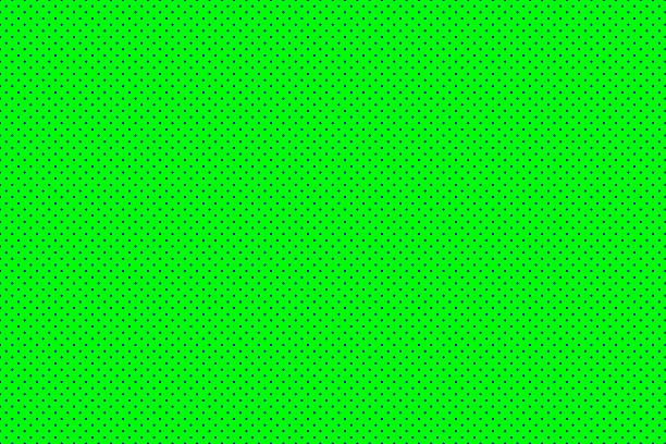 istock Blue color polka dots on Green color background for background 2223742582