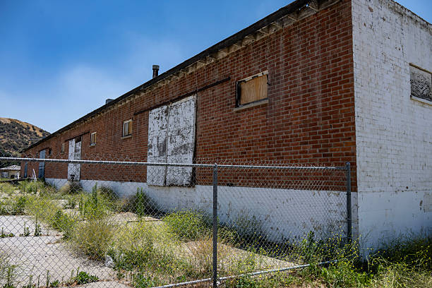 Old abandoned building from an old work site in Santa Clarita, California