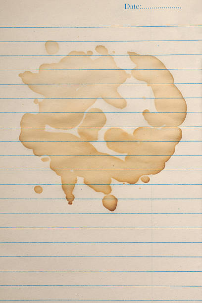 Texture backdrop photo of white burned paper sheet surface.