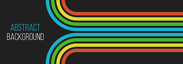 abstract sport styled vector background with symbolic stadium tracks