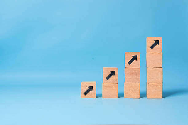 istock Business growth concept with development stages from idea to success. Strategic process for innovation and goal achievement. 2223760069
