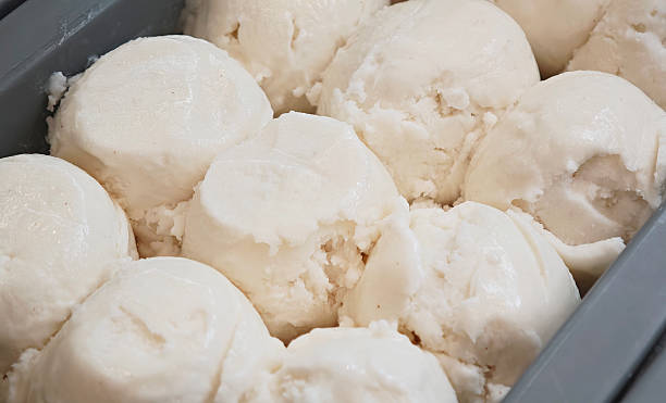 Coconut Ice Cream in a Cooler Box