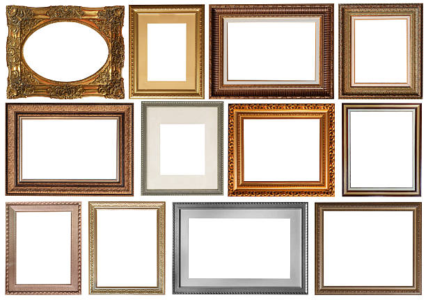istock set of paintings frames isolated on white background 2223770813