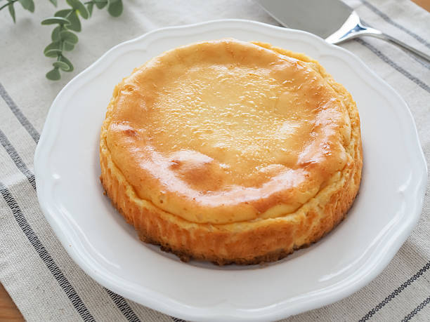 istock Homemade cheese cake on plate 2223771091