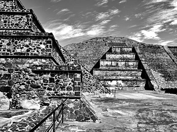 Teotihuacan view of ruins