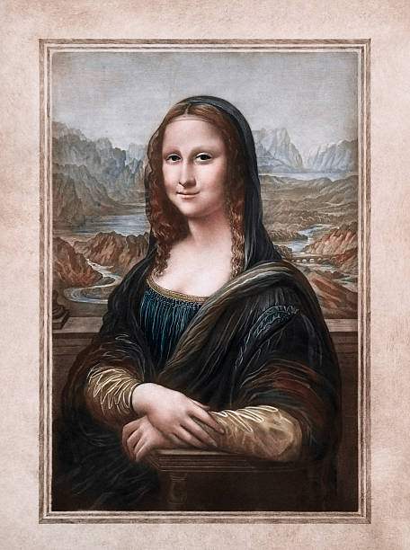 istock Color mezzotint of Mona Lisa 2223772142