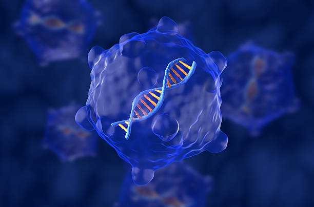 istock Gene therapy - closeup view 3d illustration 2223773956