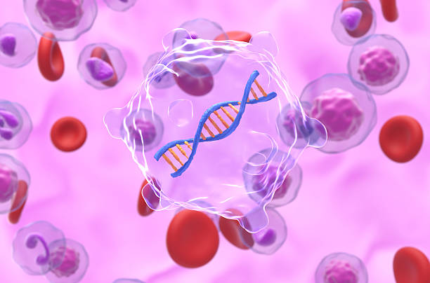 istock Gene therapy - closeup view 3d illustration 2223773957