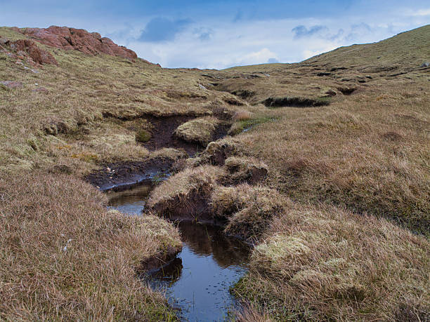 Serene Wetland Landscape on Muckle Roe, Shetland