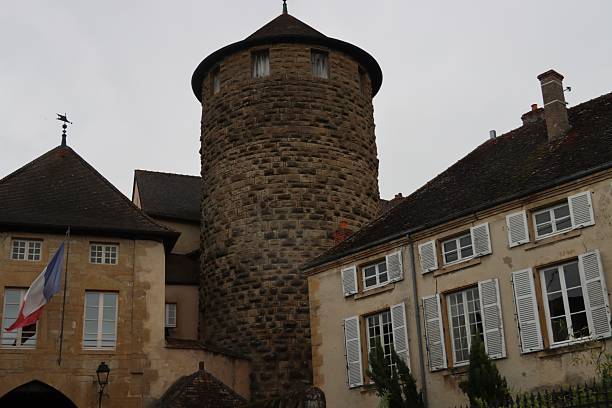 On October 16th 2024, Charolles in Burgundy , France. During Autumn holidays tourists visit the beautiful city called the little Venice of Burgundy