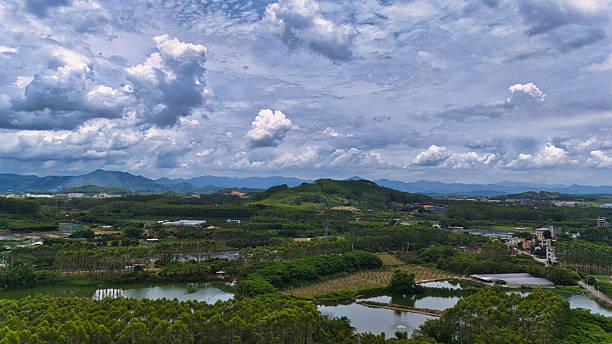 istock Rural Scenery with Blue Sky and White Clouds 2223791287