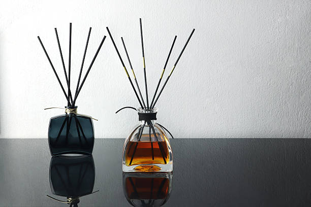 istock luxury aroma reed diffuser air freshener on table in nice design bedroom to create good relax ambient home house decoration 2223795472