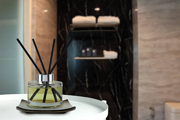 istock luxury aroma reed diffuser air freshener on table in nice design bedroom to create good relax ambient home house decoration 2223795593