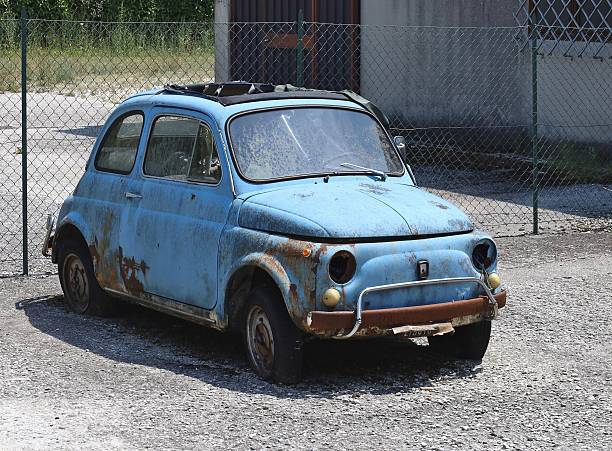 Old Abandoned vintage car