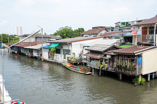 Wat Paknam Phasi Charoen is a royal temple at the Chao Phraya River of the heart of Bangkok