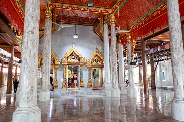 13.10.2020, Vietnam, Ninh Binh: Temple tower of Bai Dinh pagoda in Ninh Binh, Vietnam.