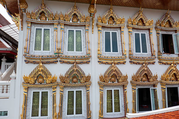 Wat Paknam Phasi Charoen is a royal temple at the Chao Phraya River of the heart of Bangkok