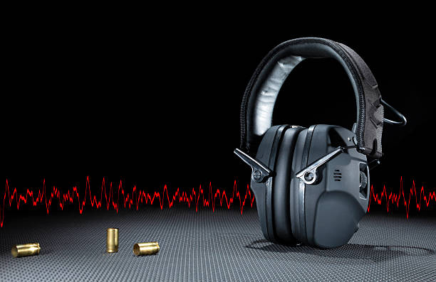 istock Lots of room for text with hearing protection for shooting 2223810465