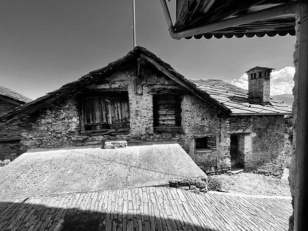traditional mountain house, alpine chalet