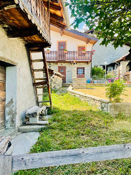 istock traditional mountain house, alpine chalet 2223814503