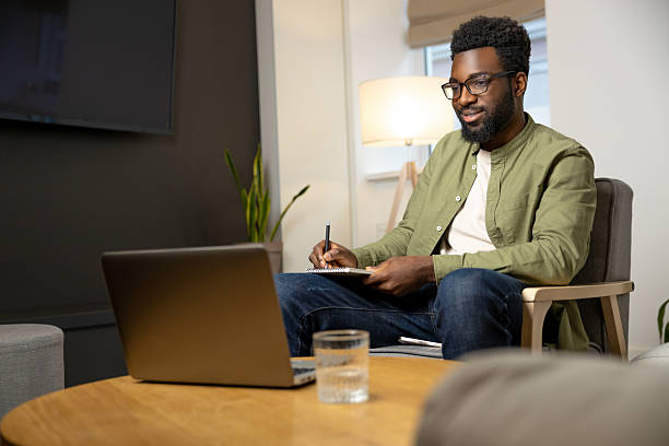 istock Young businessman working from home and looking busy and involved 2223822822