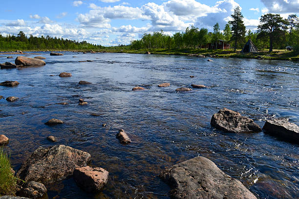 istock Clear River in Finnish Lapland 2223823032