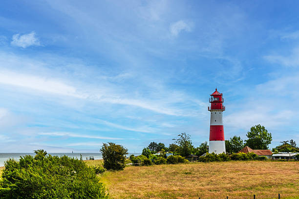 View of Point of Ayr Lighthouse, North Wales