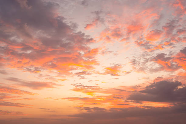 istock Dramatic sky and beautiful sunset over the tranquil beach 2223823456