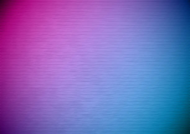Abstract pink and blue neon vaporwave screen lines pattern background vector art illustration