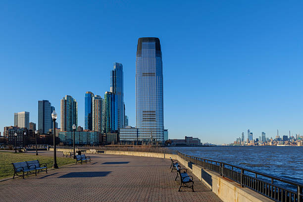 istock Exchange Place, New Jersey from Liberty State Park at spring with clear blue sky 2024 2223857502