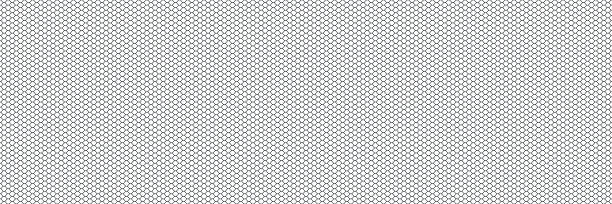 istock Fishing net seamless pattern. Mosquito protection flying insect plastic net. Football gates mesh texture. Basketball hoop pattern. Chain link fence. Vector illustration on white background 2223858459