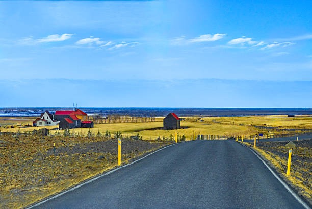 istock Road to the seaside farm 2223866867