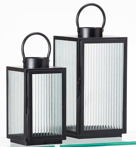 istock Double square hanging lamp isolated nature background with clipping path 2223870692