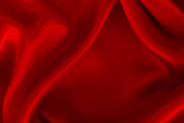 istock Dark red fabric cloth texture for background and design art work, beautiful crumpled pattern of silk or linen. 2223872478
