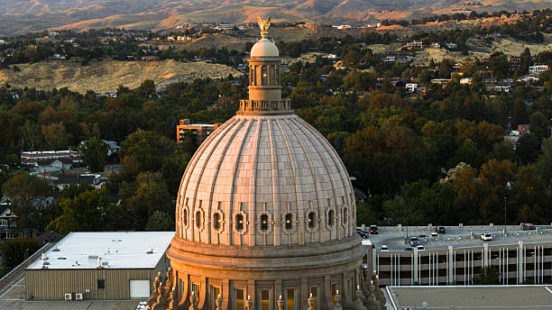 istock Idaho State Capitol in Boise with foothills backdrop. 2223877628