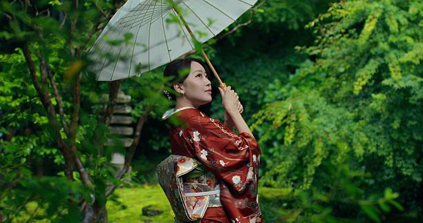istock Geisha with an umbrella 2223878165