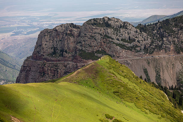 istock Cliff Highway on Ili-Yizhao Highway in Xinjiang 2223885321