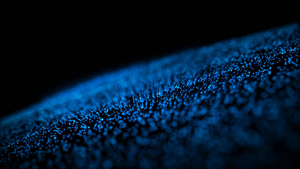 istock An captivating abstract background showcasing a luminous wave of blue particles against a stark black backdrop, ideal for themes of technology, space, or fluid dynamics. 2223893692