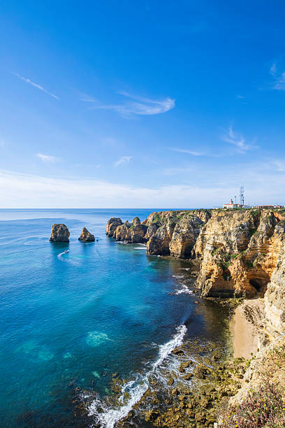 istock Rocky coastline in the Algarve (Portugal) 2223895506