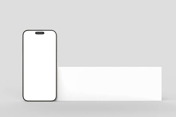 istock 3D Smartphone and Social media 4 Items carousel feed post mockup isolated on background. Social frame mobile app page template for user post feed, like, share, comment, portfolios, online shops, Ads 2223896941