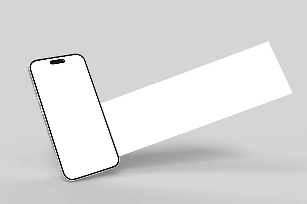 istock 3D Smartphone and Social media 4 Items carousel feed post mockup isolated on background. Social frame mobile app page template for user post feed, like, share, comment, portfolios, online shops, Ads 2223896953