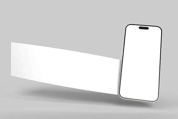 istock 3D Smartphone and Social media 4 Items carousel feed post mockup isolated on background. Social frame mobile app page template for user post feed, like, share, comment, portfolios, online shops, Ads 2223896959