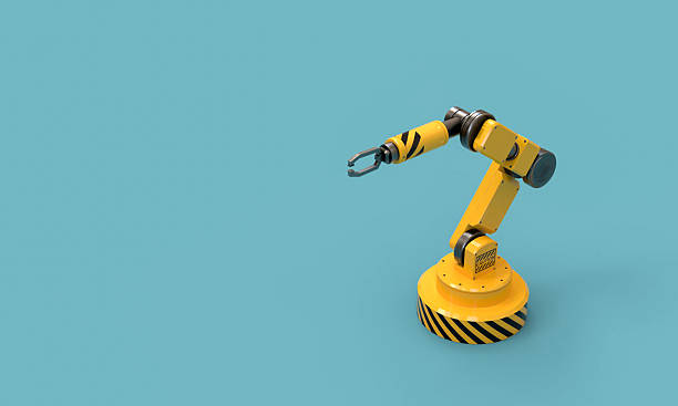 istock Futuristic Industrial Robot Arm in Smart Factory Concept 2223897645