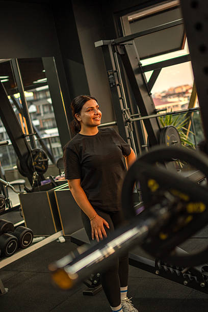 istock Personal trainer posing in the gym 2223897857