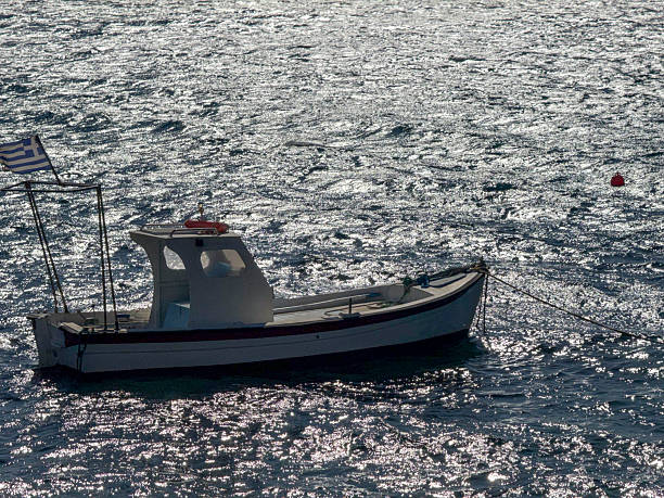 Small boat in Leros