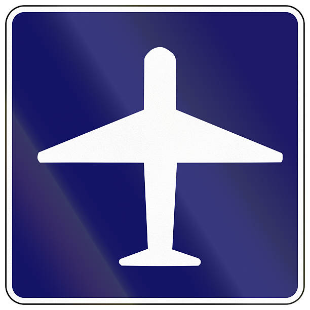 istock Guide road sign in Cambodia - Airport 2223913133