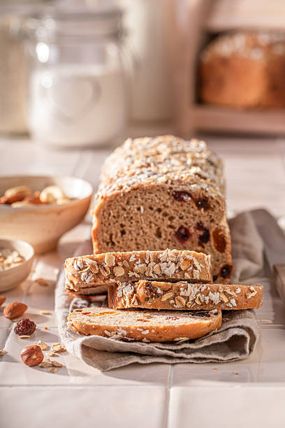 istock Homemade delicacies bread baked in home bakery. 2223923606