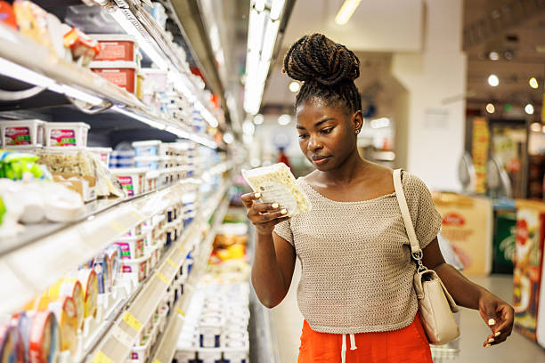 istock Relaxed Female Customer Shopping for Dinner 2223923699